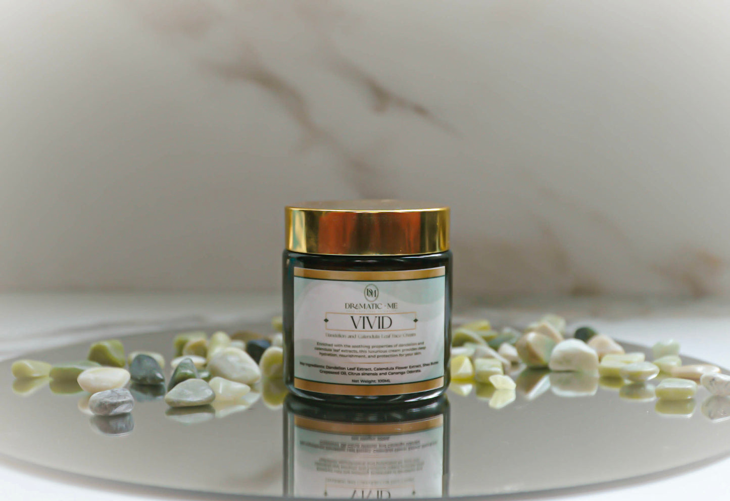 "VIVID" - Dandelion and Calendula Leaf Face Cream