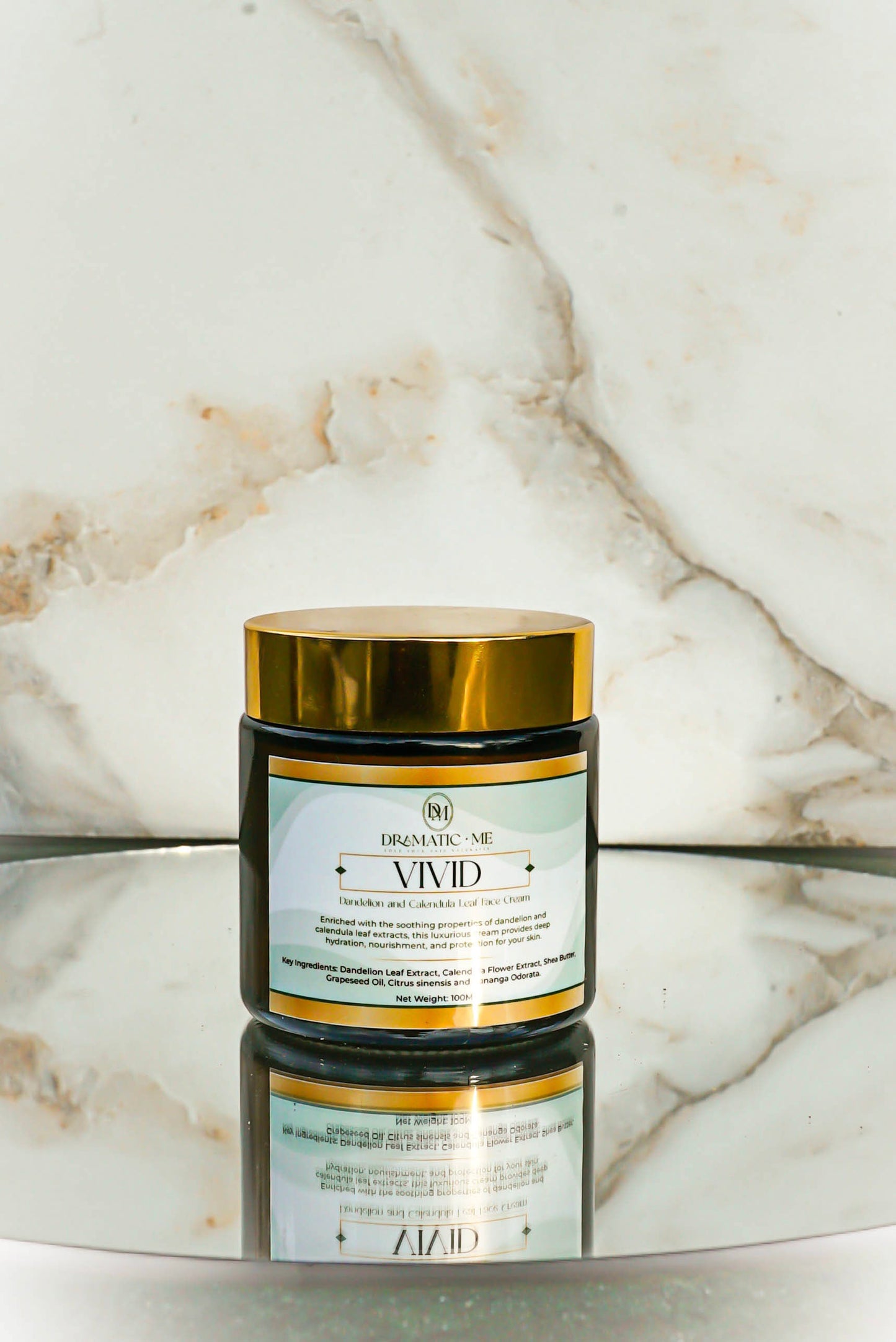 "VIVID" - Dandelion and Calendula Leaf Face Cream